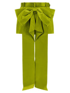 self-portrait Maxi Bow Skirt Green, view 2
