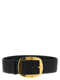 Dolce &amp; Gabbana Maxi Buckle Belt Black