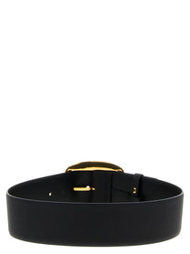 Dolce &amp; Gabbana Maxi Buckle Belt Black
