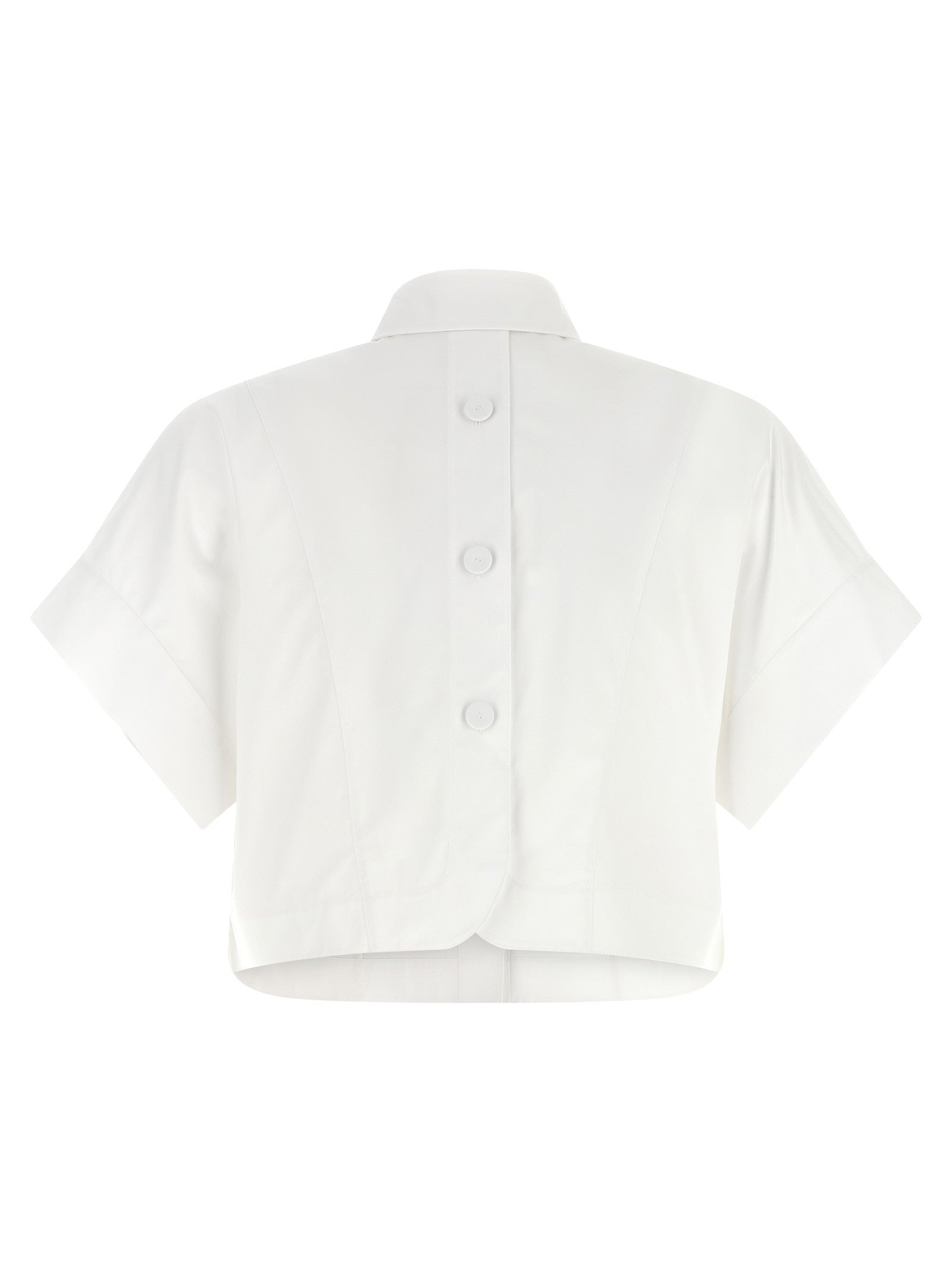 Fendi Maxi Button Shirt White