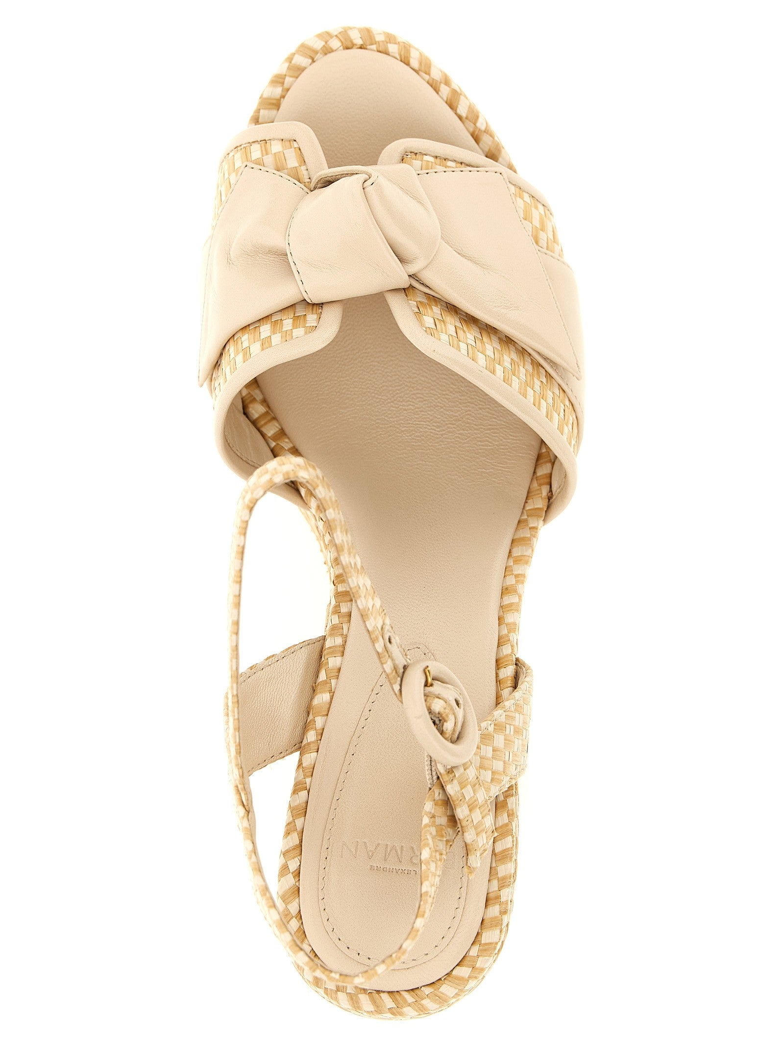 Alexandre Birman Maxi Clarita Sandals Beige