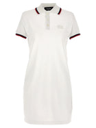 Dsquared2 Maxi Cut Out Polo Dress White