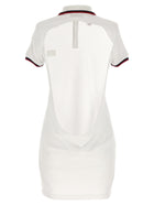 Dsquared2 Maxi Cut Out Polo Dress White, view 2