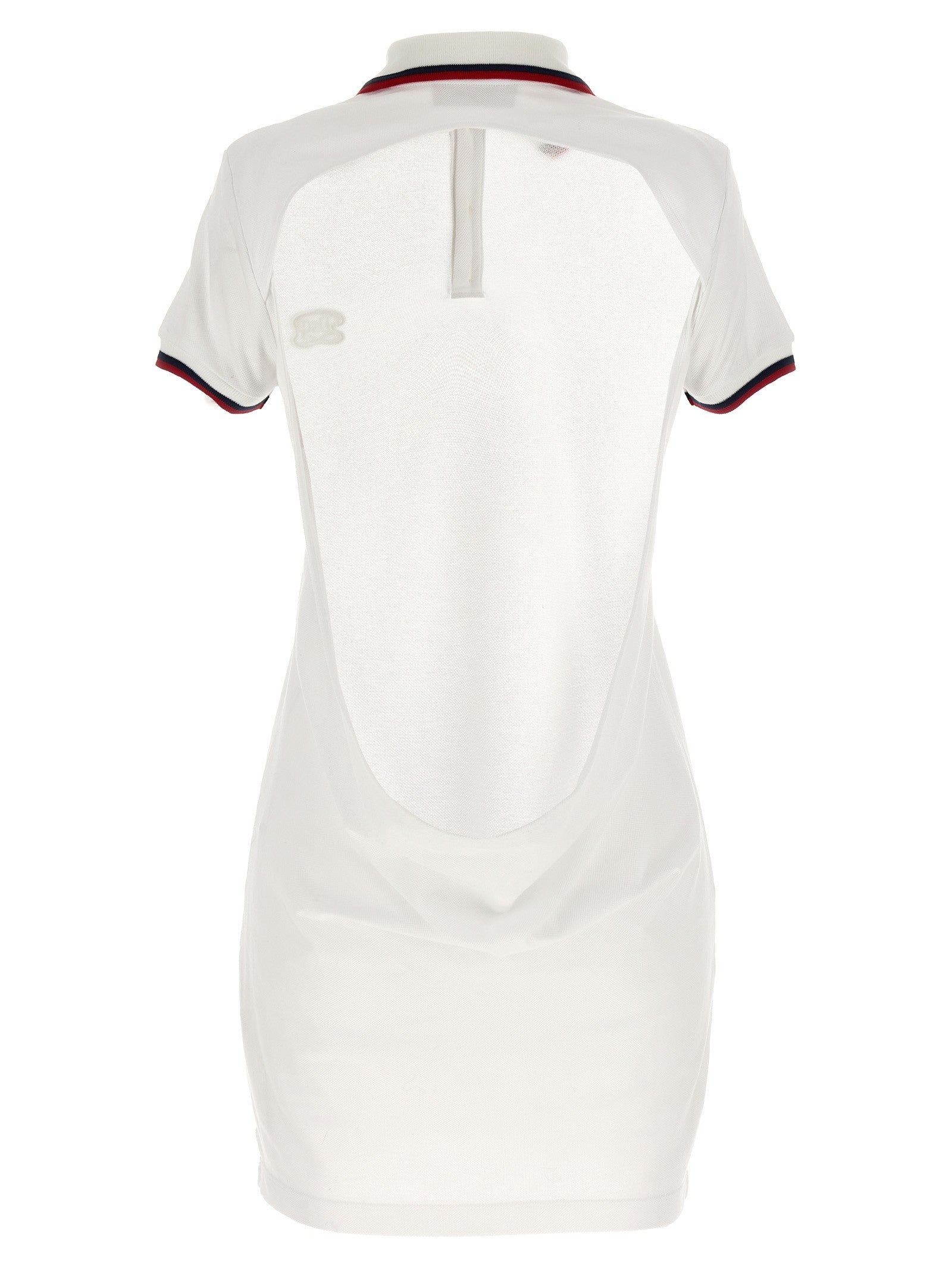 Dsquared2 Maxi Cut Out Polo Dress White