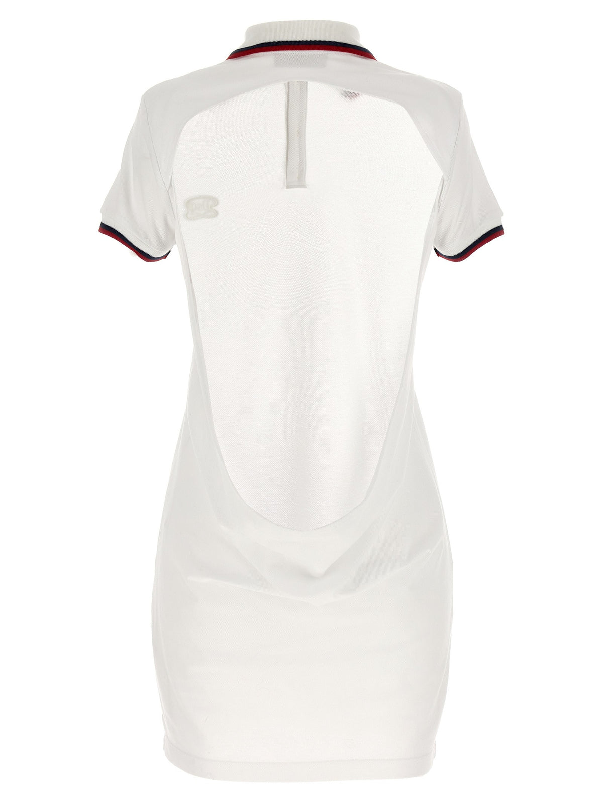 Dsquared2 Maxi Cut Out Polo Dress White, view 2