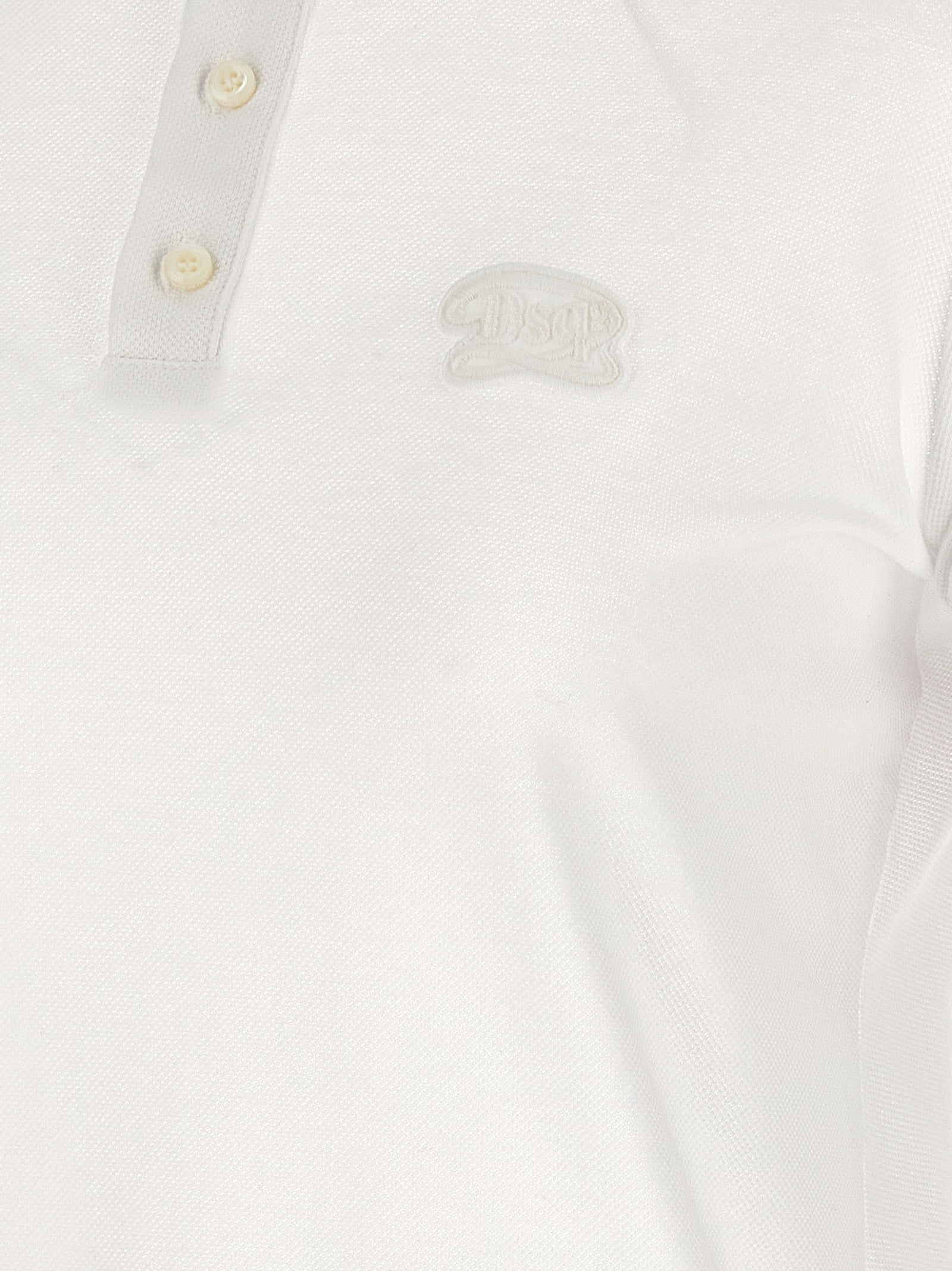 Dsquared2 Maxi Cut Out Polo Dress White