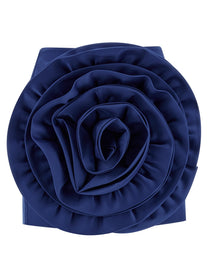 ROTATE Birger Christensen Maxi Flower Skirt Blue