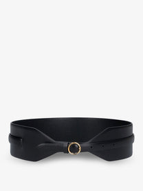 ALAÏA Women's Maxi Leather Belt Black
