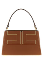 Elisabetta Franchi Maxi Handbag Brown