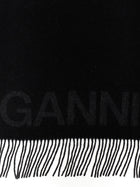 Ganni Maxi Scarf Black