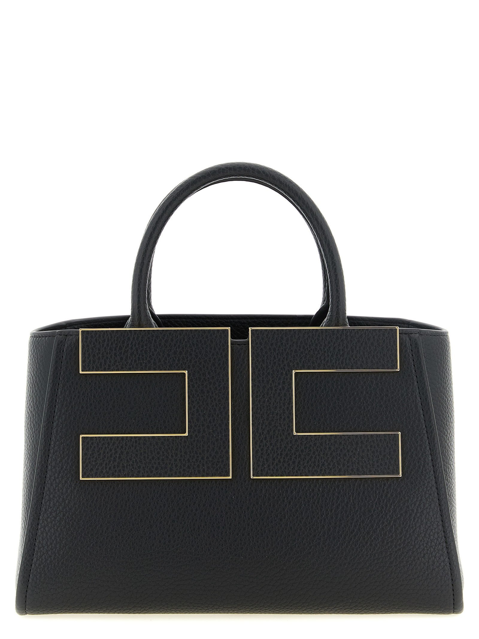Elisabetta Franchi Maxi Shopping Bag Black