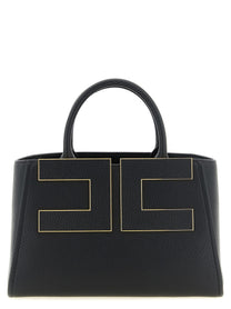 Elisabetta Franchi Maxi Shopping Bag Black