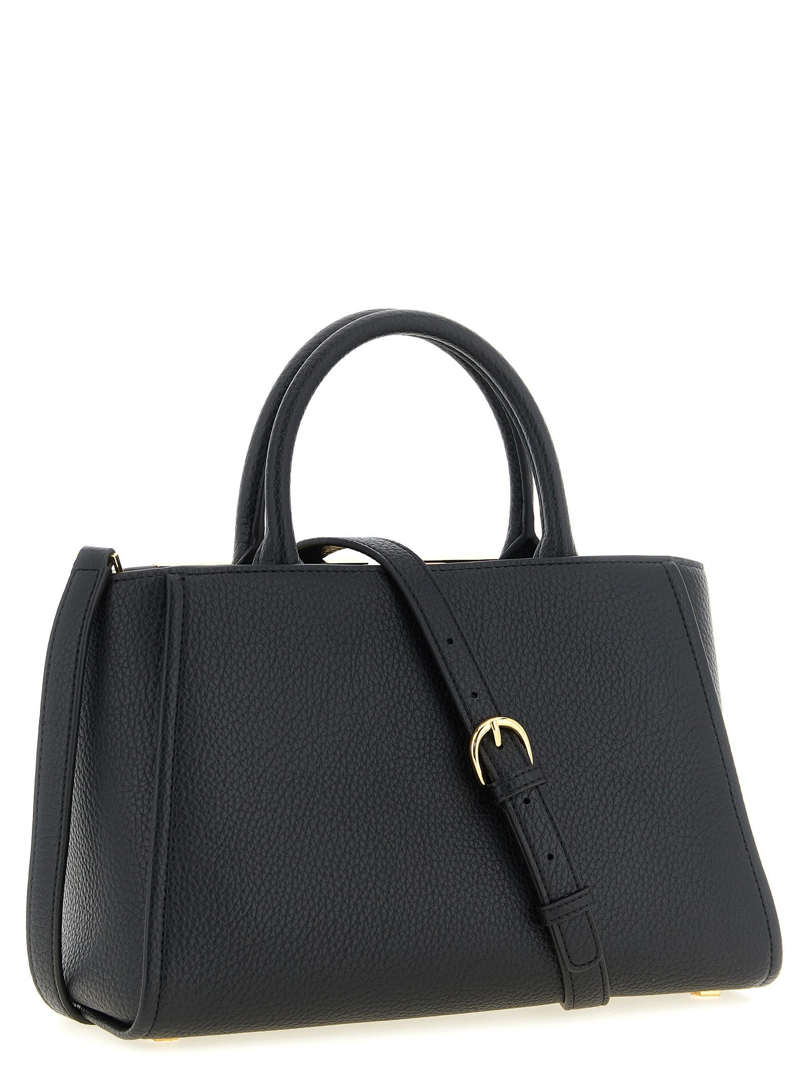 Elisabetta Franchi Maxi Shopping Bag Black