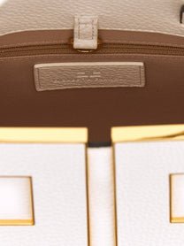 Elisabetta Franchi Maxi Shopping Bag White