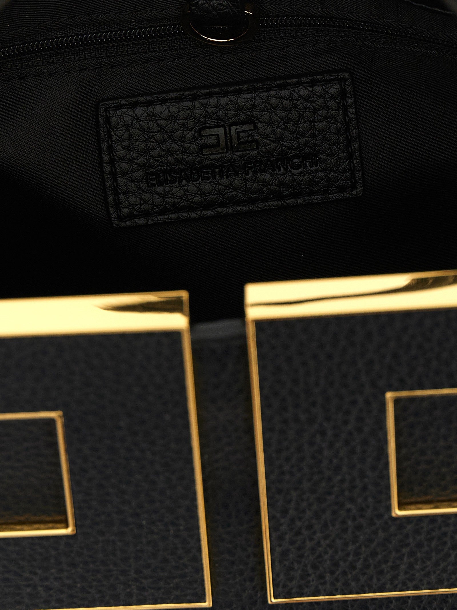 Elisabetta Franchi Maxi Shopping Bag Black