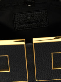Elisabetta Franchi Maxi Shopping Bag Black