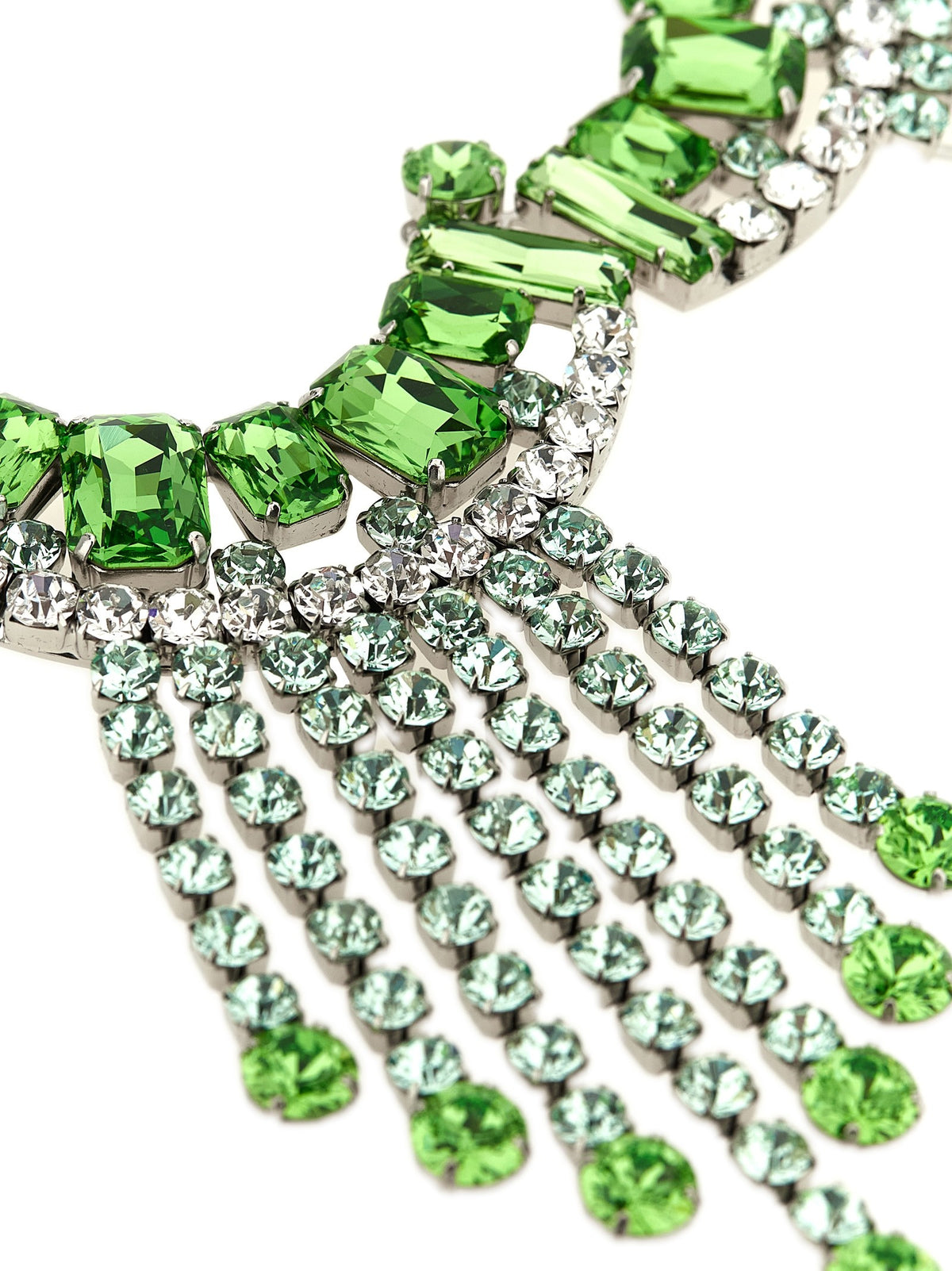 Dries Van Noten Maxi Necklace Green, view 3