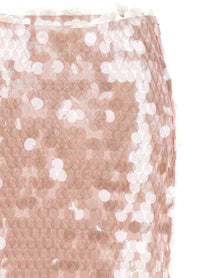 Tory Burch Maxi Sequin Skirt Blue