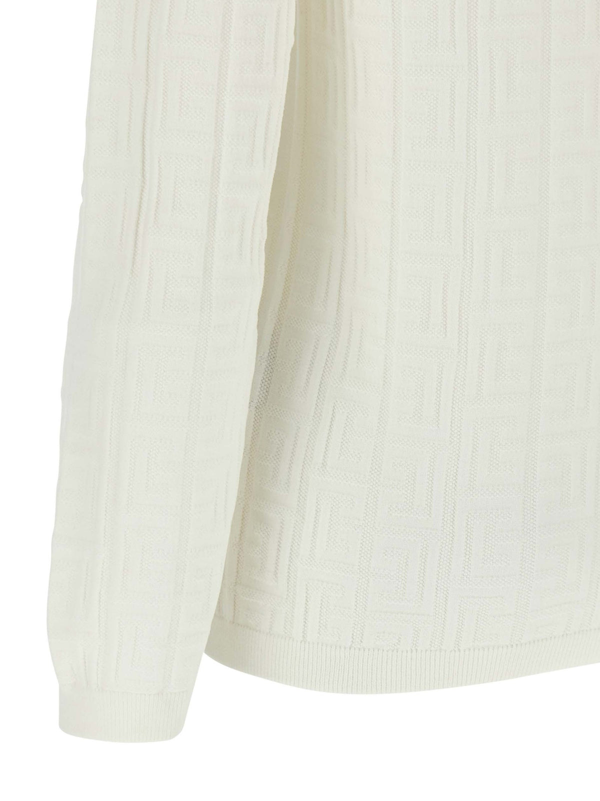 Balmain Maxi Shoulder Top White, view 4