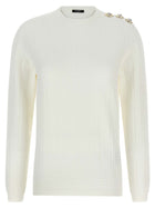 Balmain Maxi Shoulder Top White