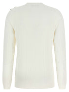 Balmain Maxi Shoulder Top White, view 2