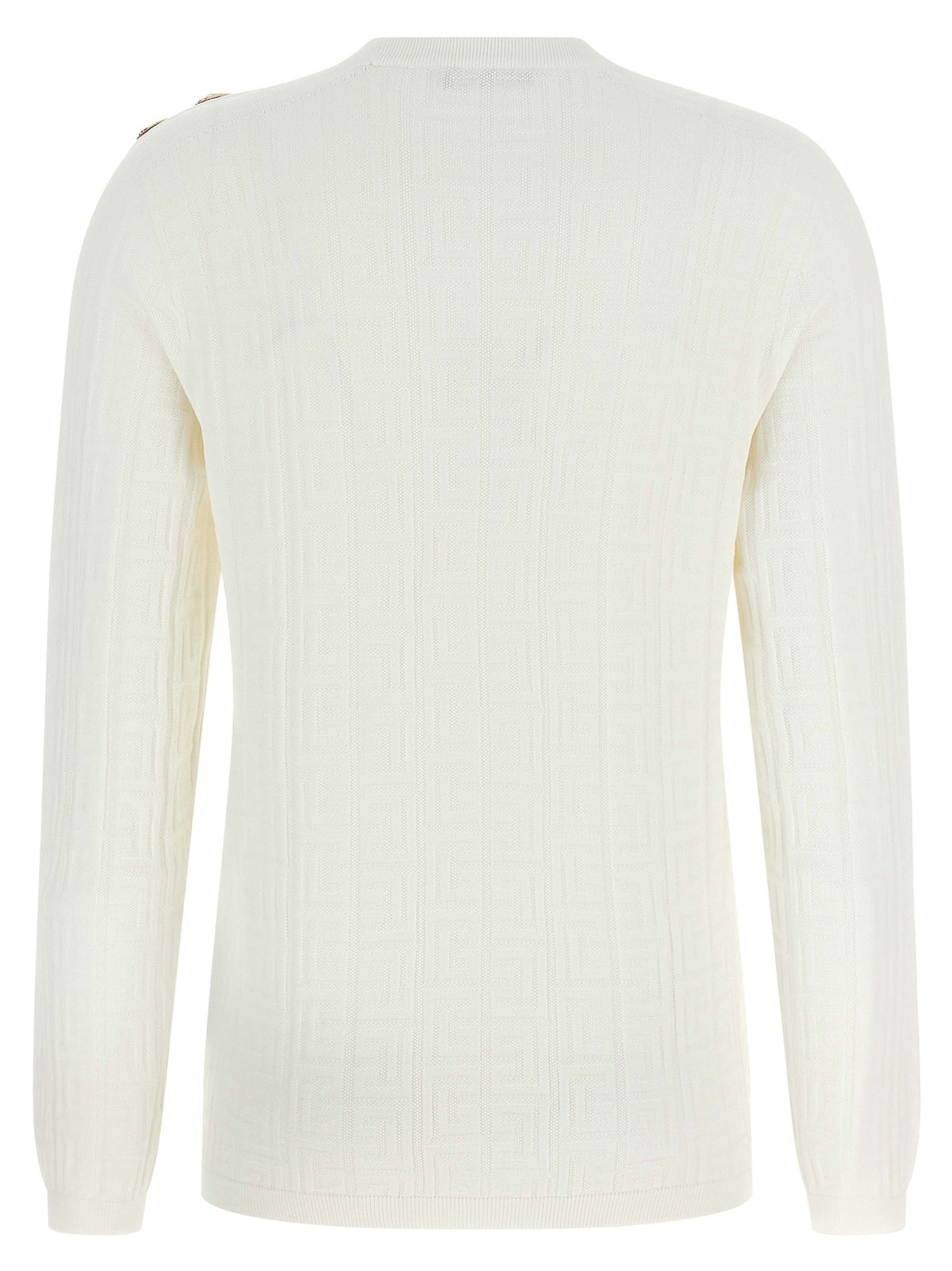 Balmain Maxi Shoulder Top White, view 2