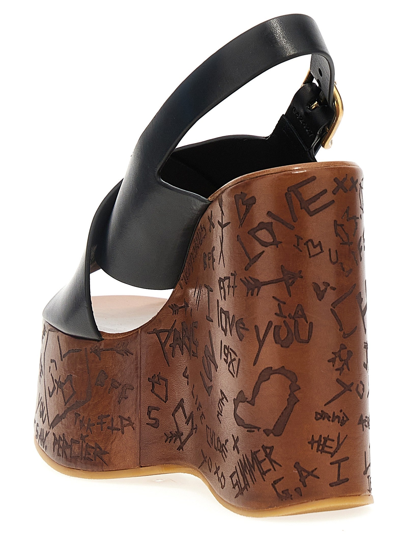 Chloé Maxime Wedges Black