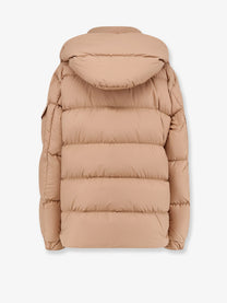 Moncler Women's Maya Recycled Polyester Down Jacket Brown, view 2