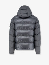 Moncler Men's Maya Recycled Polyester Down Jacket Grey