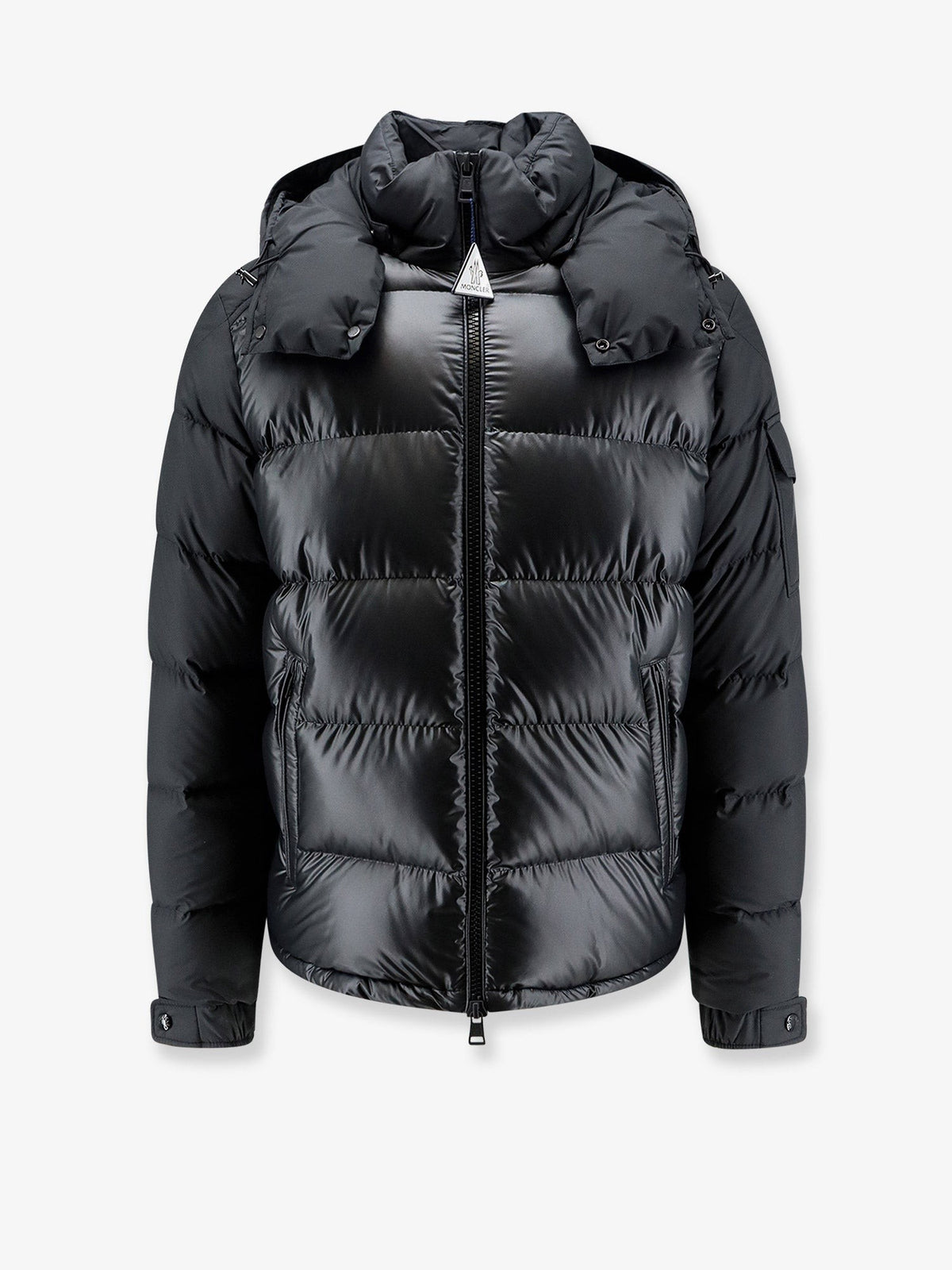 Moncler Men's Maya Recycled Polyester Down Jacket Black