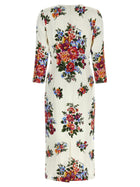 Dolce &amp; Gabbana Mazzo Di Fiori Dress White, view 2