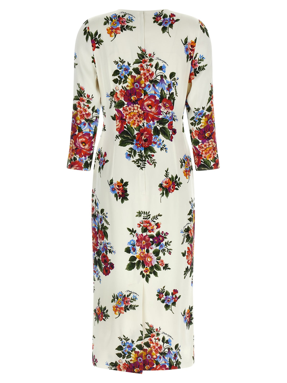 Dolce &amp; Gabbana Mazzo Di Fiori Dress White, view 2