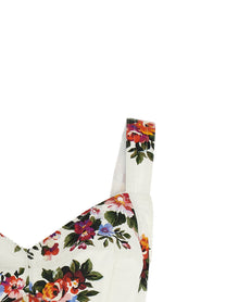 Dolce &amp; Gabbana Women's Mazzo Di Fiori Print Top White