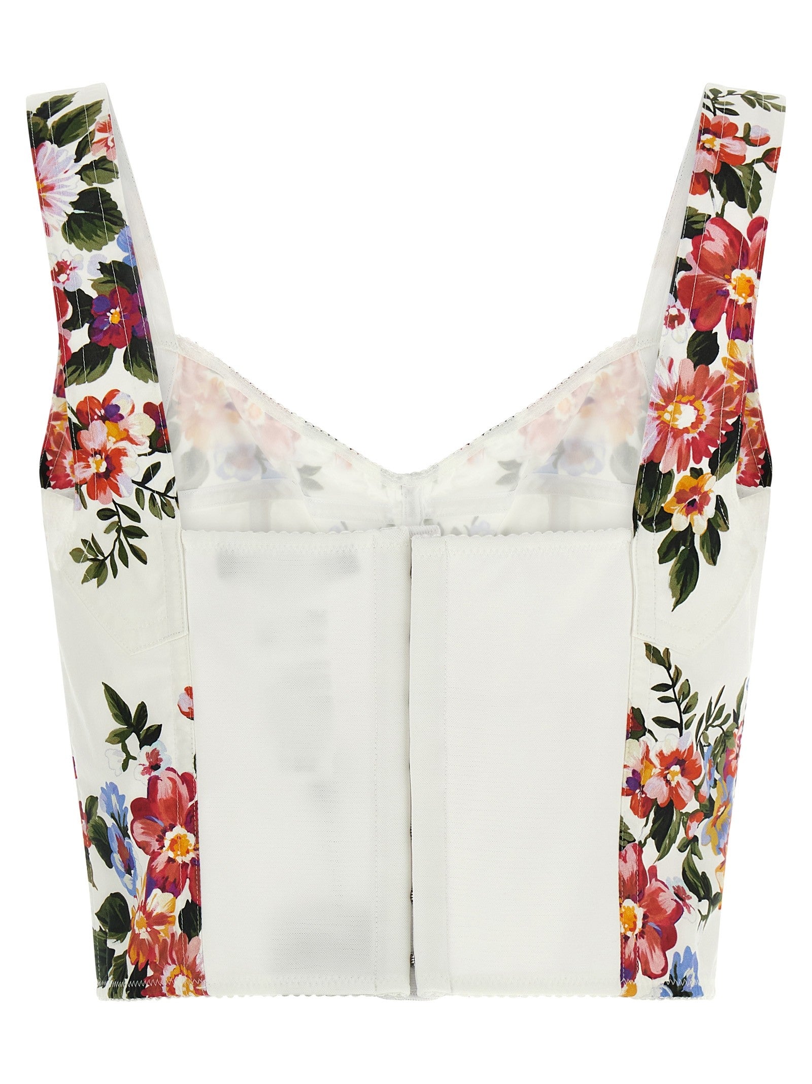 Dolce &amp; Gabbana Women's Mazzo Di Fiori Print Top White
