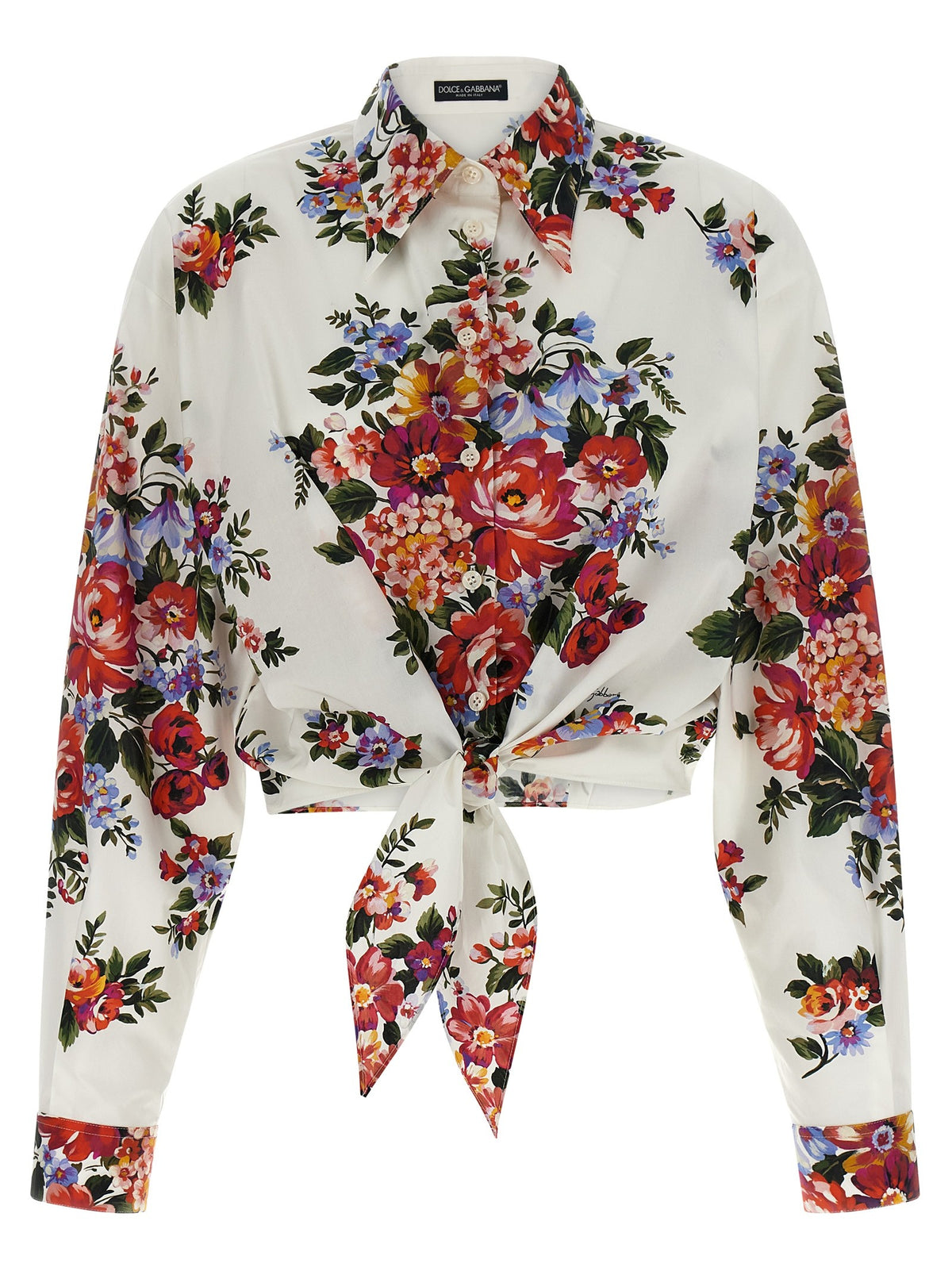Dolce &amp; Gabbana Mazzo Di Fiori Shirt White