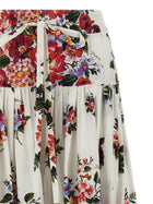 Dolce &amp; Gabbana Mazzo Di Fiori Skirt White, view 3