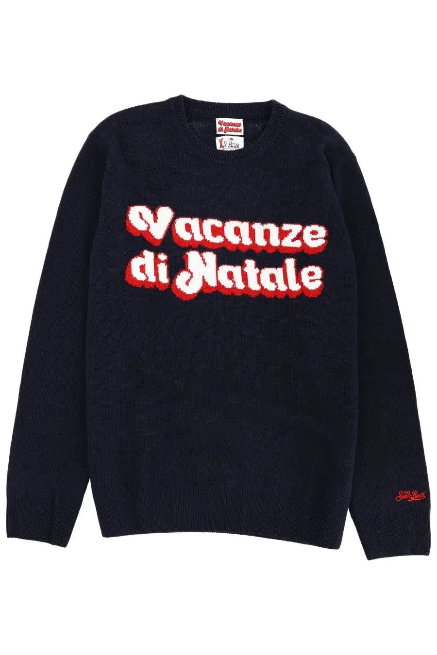 Mc2 Saint Barth Men's Printed Sweater Blue