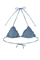 Mc2 Saint Barth Women's Sangallo Sagittarius Miami Bikini Top Blue