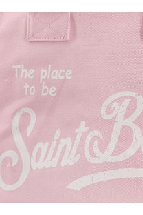 Mc2 Saint Barth Women's Vanity Canvas Shoulder Bag Blue