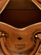 MCM Ella Boston Mini Handbag Brown, view 4