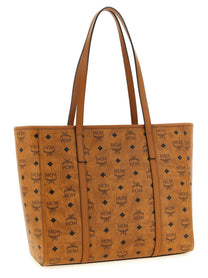 MCM Medium Toni Shopping Bag Brown, view 2