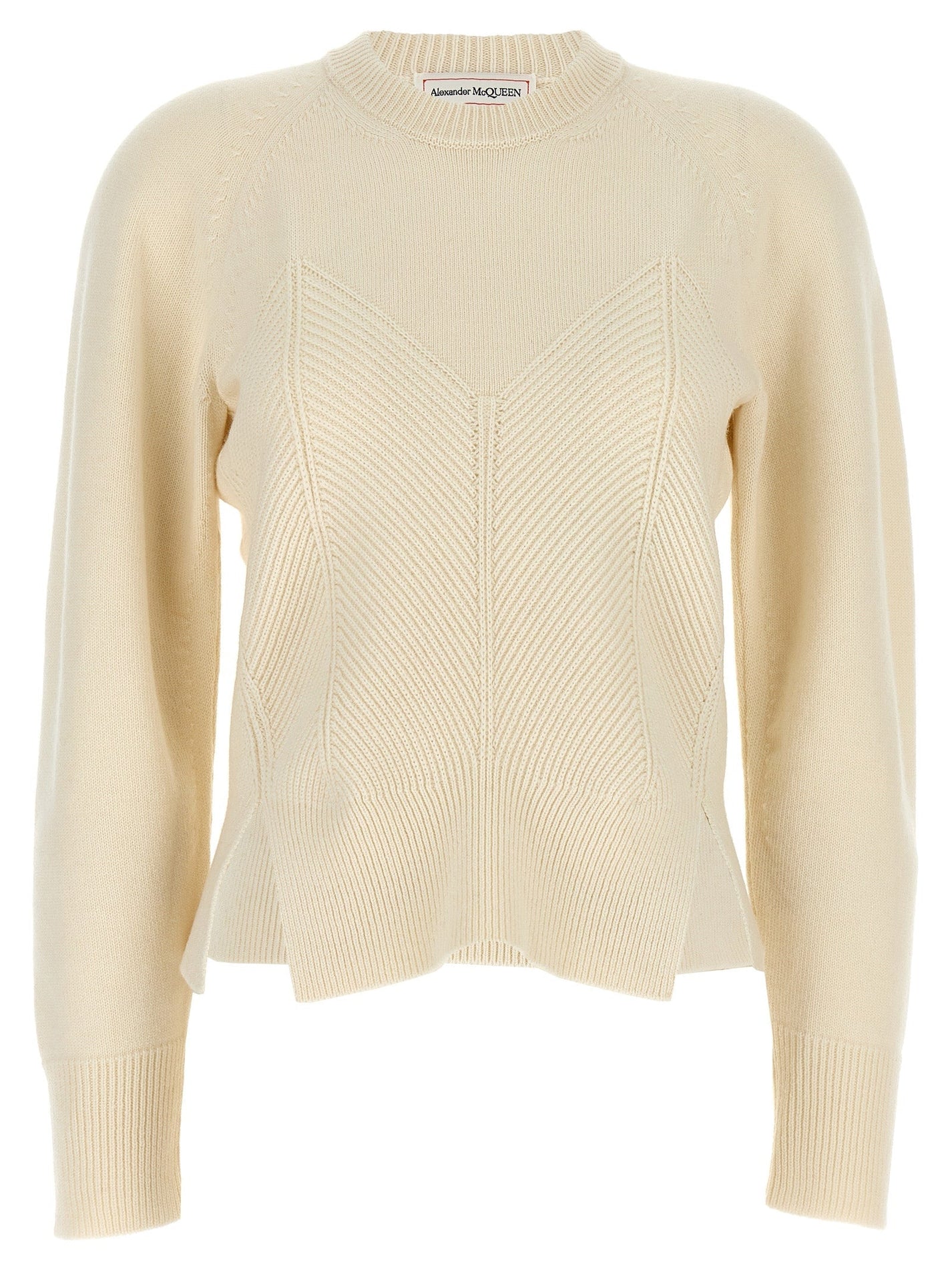 MCQUEEN - MCQUEEN - ’Chevron Corset’ sweater - Women’s Knitwear