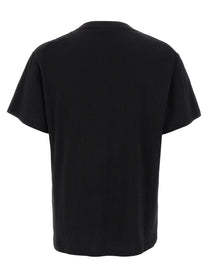 MCQUEEN - MCQUEEN - Flocked ’McQueen’ T-shirt - Men’s Tops