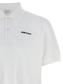 MCQUEEN - MCQUEEN - Logo embroidery polo shirt - Men’s Tops