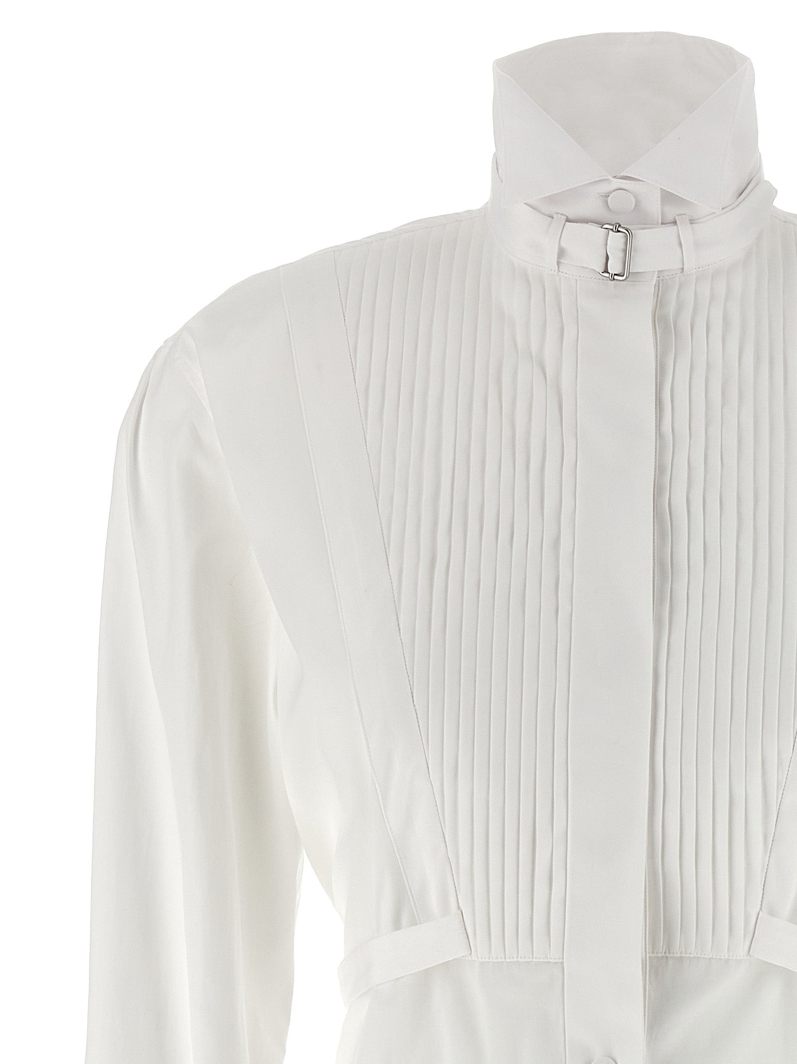 MCQUEEN - MCQUEEN - Tuxedo chemisier dress - Women’s Clothing