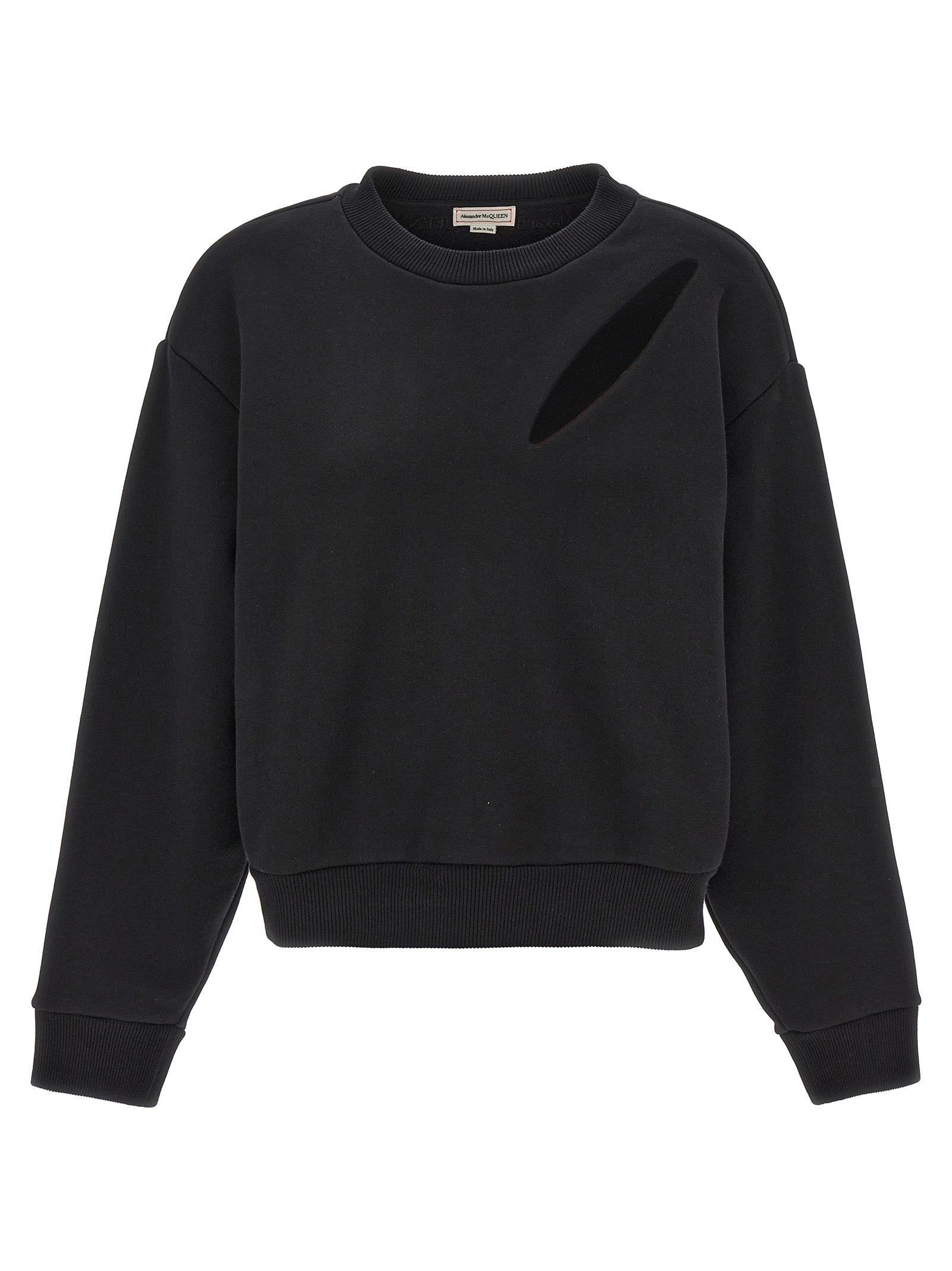 MCQUEEN - MCQUEEN - ’Cut and Sew’ sweatshirt - Women’s Sweatshirts