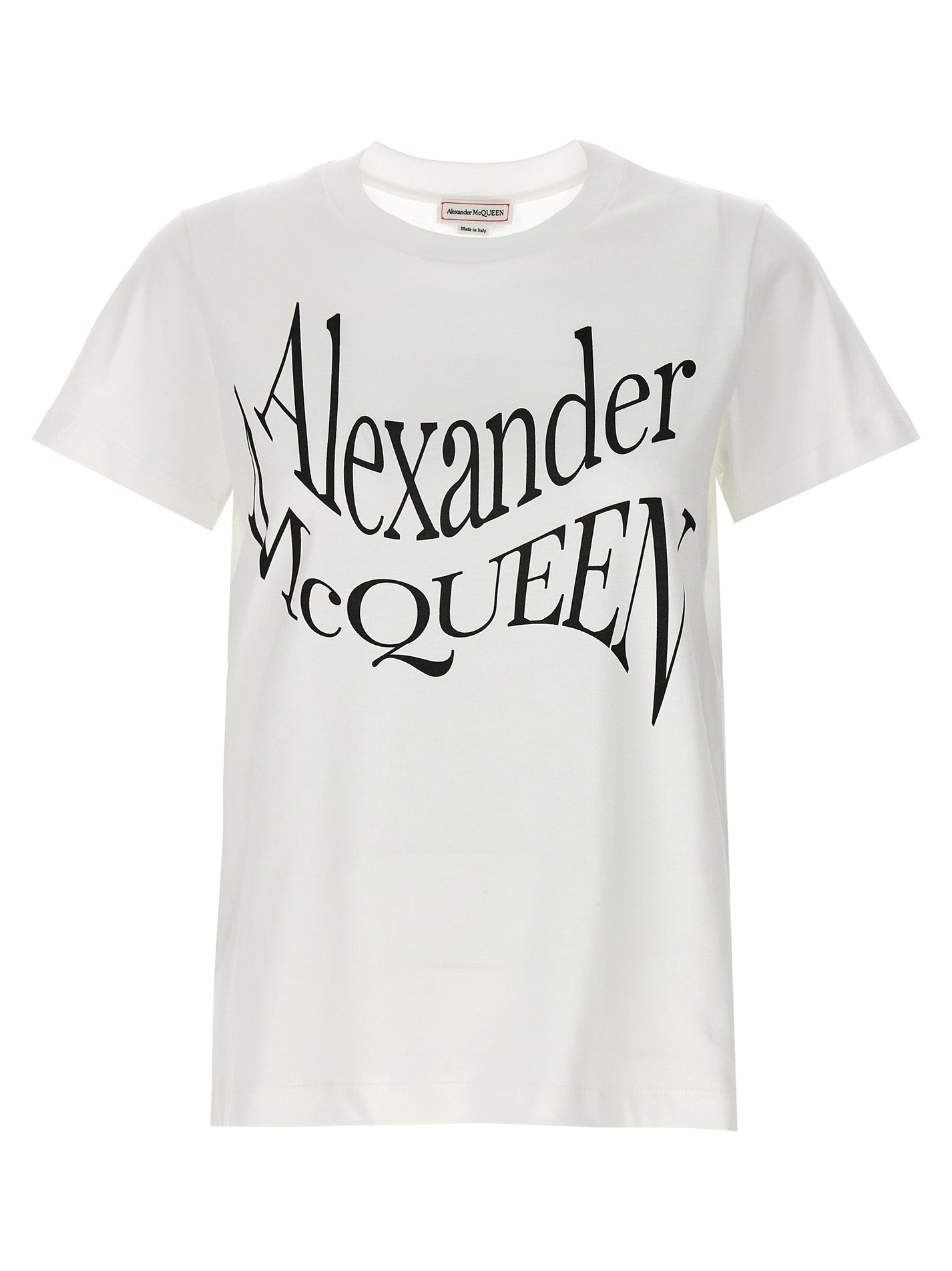 MCQUEEN - MCQUEEN - Logo print t-shirt - Women’s Tops