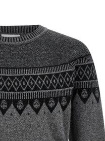 MCQUEEN - MCQUEEN - ’Skull’ sweater - Men’s Knitwear