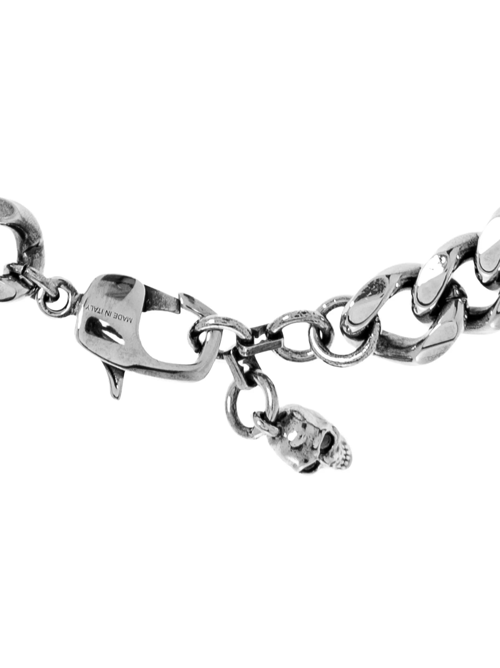 MCQUEEN - MCQUEEN - ’Skull plate’ bracelet - Men’s Accessories