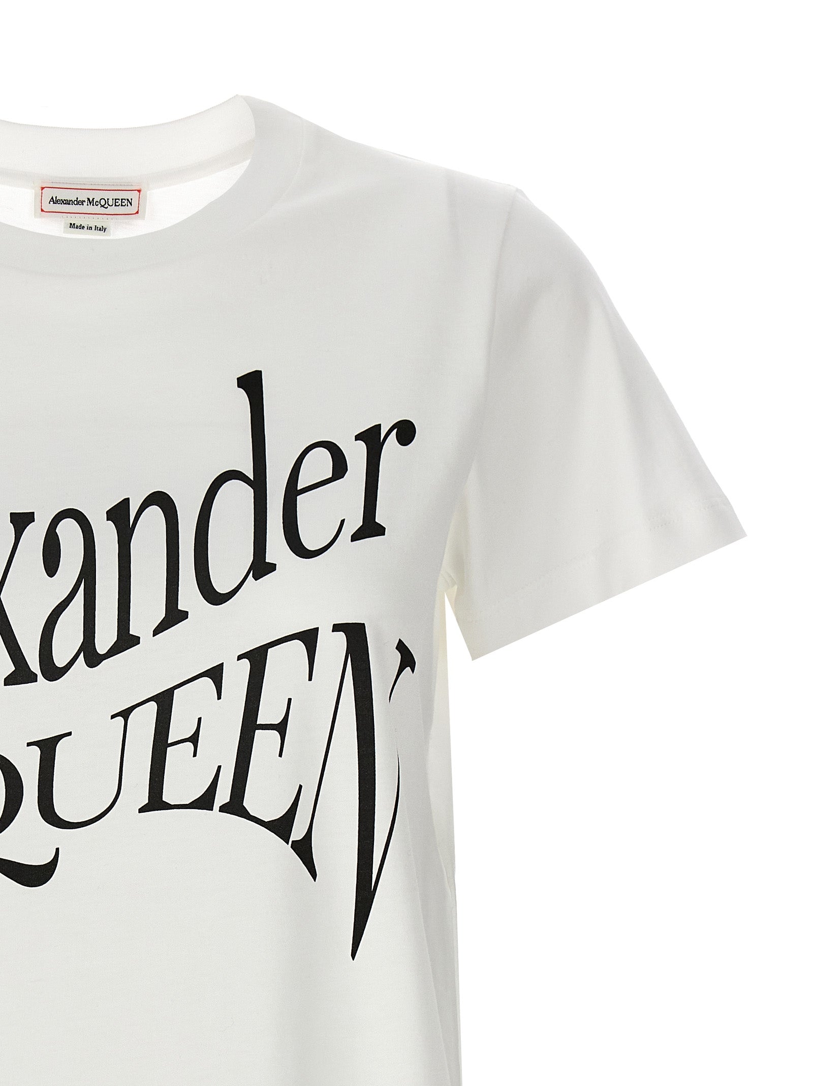 MCQUEEN - MCQUEEN - Logo print t-shirt - Women’s Tops